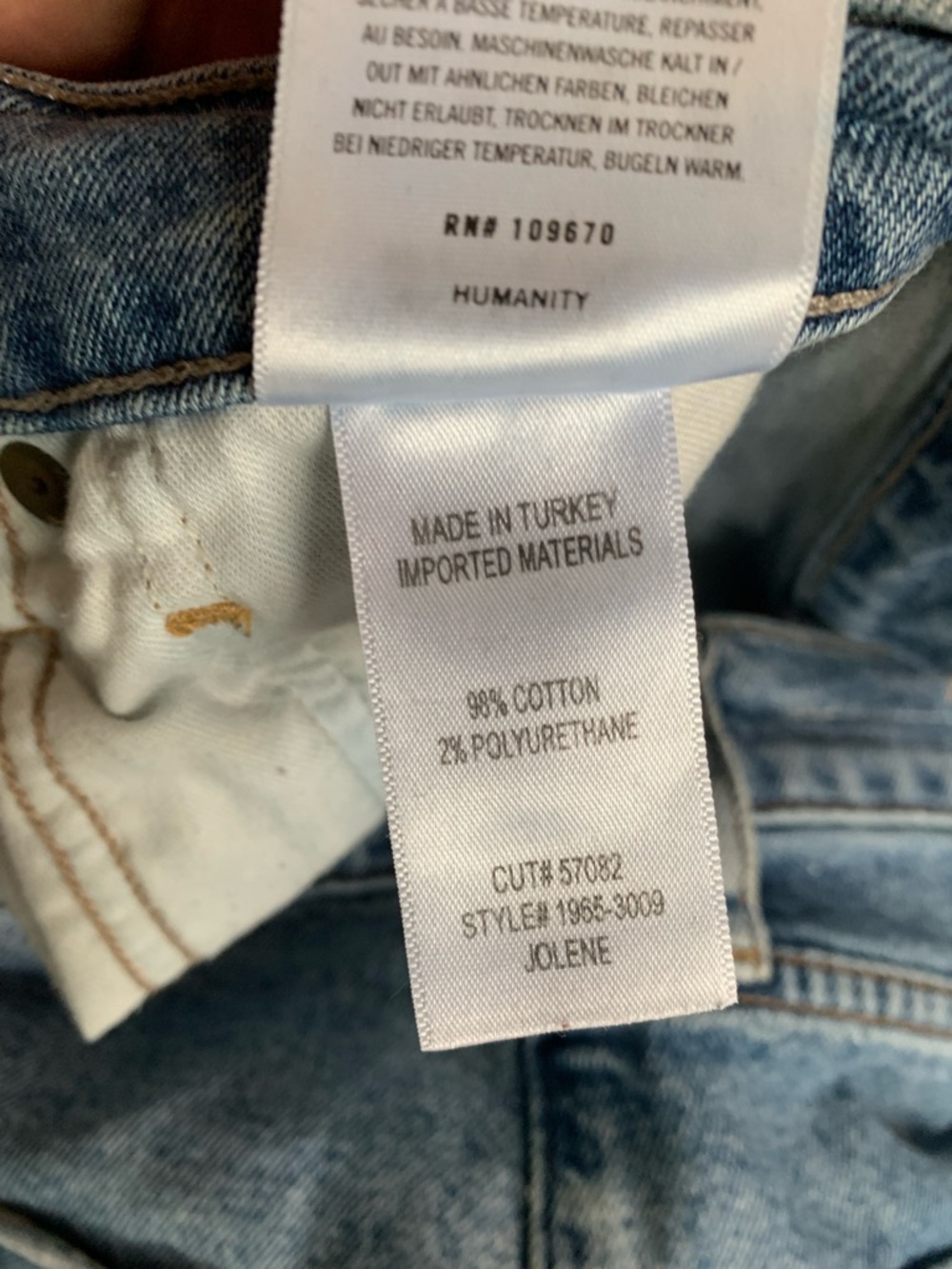 Citizens Of Humanity | Jolene HR slim Straight women’s Jeans size 29 98% cotton - Picture 8 of 12